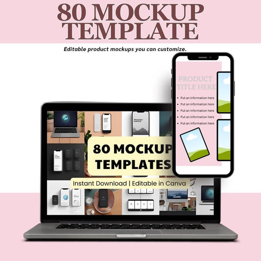 Canva Template Collection (80+ Editable Designs)