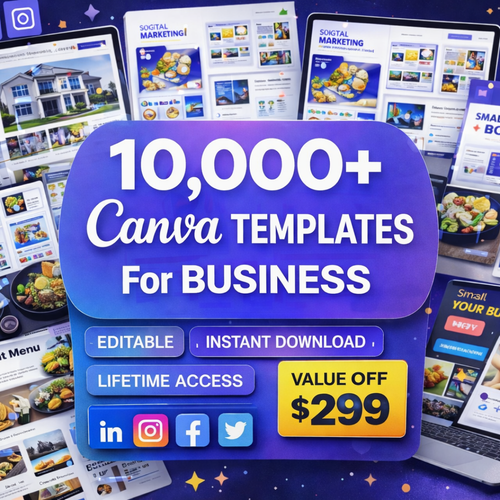Canva Business Template Library (Editable Design Collection)