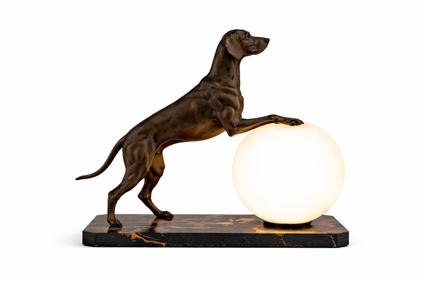 Elegant Pointer Dog Table Lamp