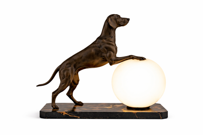 Elegant Pointer Dog Table Lamp