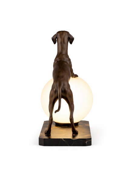 Elegant Pointer Dog Table Lamp